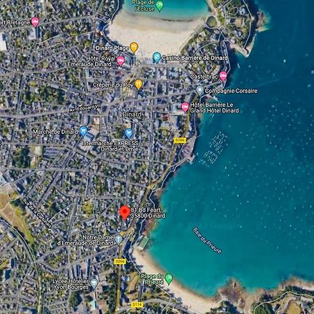 Homard & Fox, Le Feart, Studio Avec Coin Terrasse & Barbecue Dinard Exterior foto